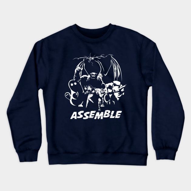 Herculoids Assemble Crewneck Sweatshirt by crocktees